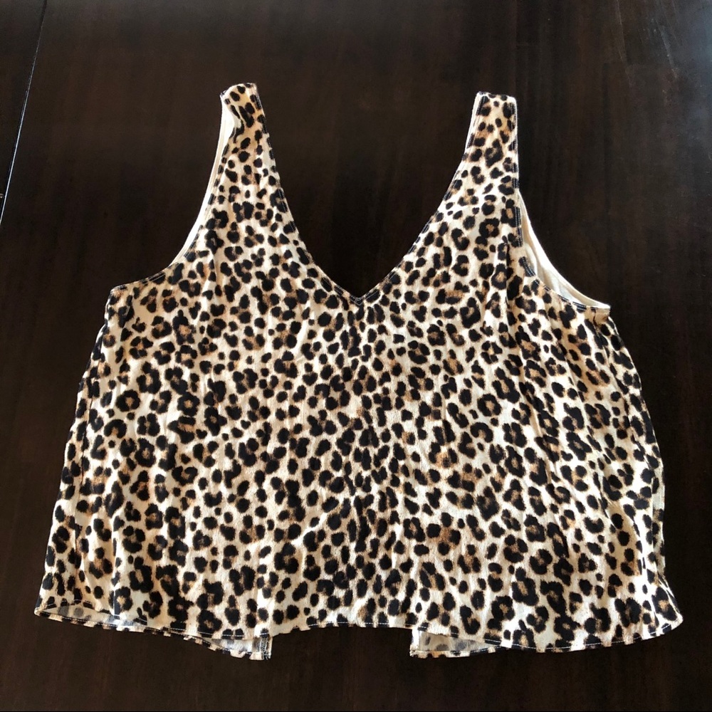 Wilfred free Leopard open back Blouse